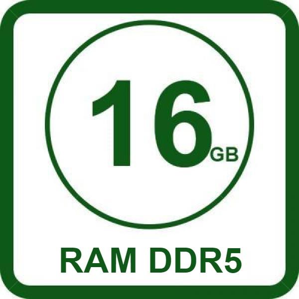 16GB (8GB + 8GB) DDR5 4800MHz