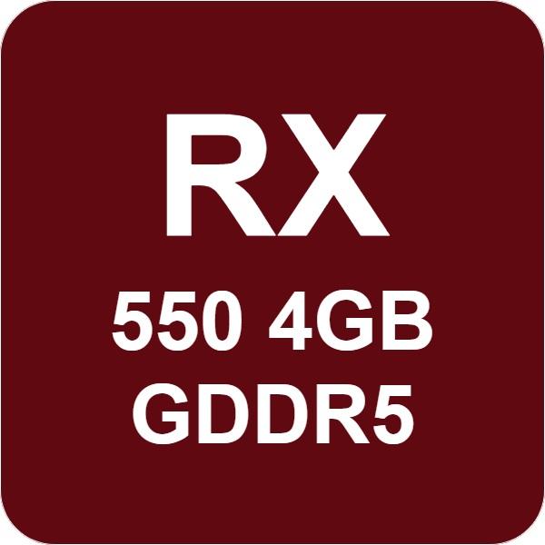 AMD RX 550 4GB GDDR5