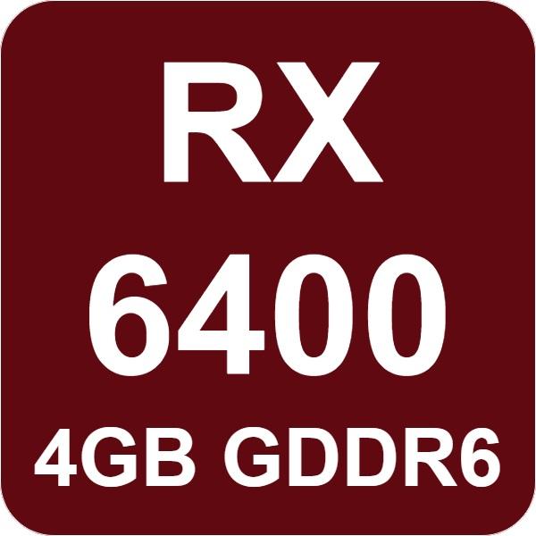 AMD RX 6400 4GB GDDR6