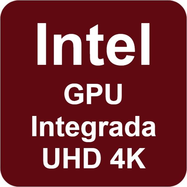 GPU integrada Intel UHD Graphics 730 4K