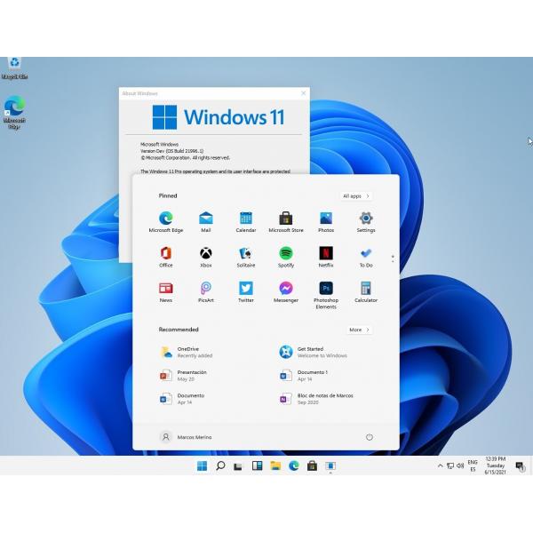 MICROSOFT WINDOWS 11 Pro 64 Bit Tedesco OEM Versione Completa Licenza - Foto 2