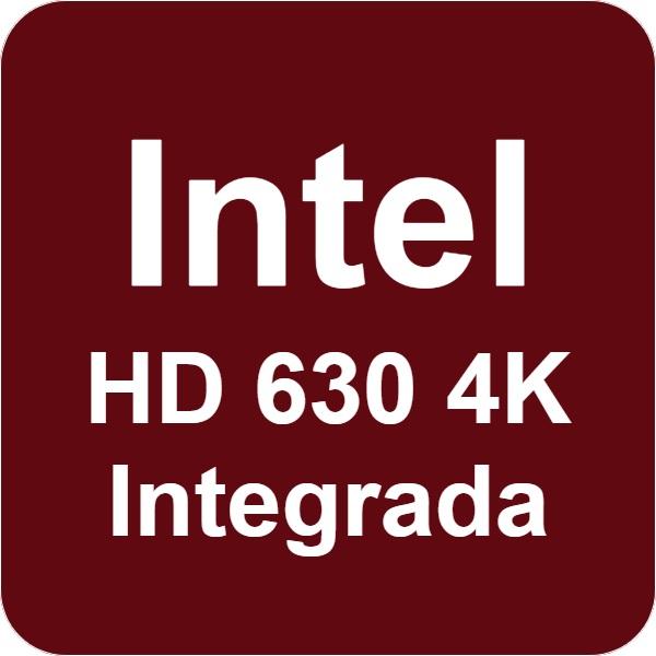 Integrada Intel HD 630 Res max 4K