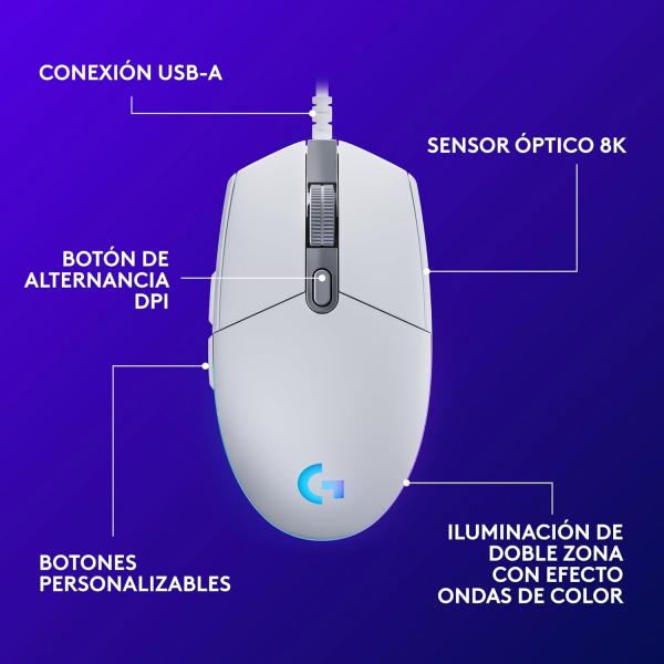 pc sobremesa Ratón Logitech B100 Negro Oem