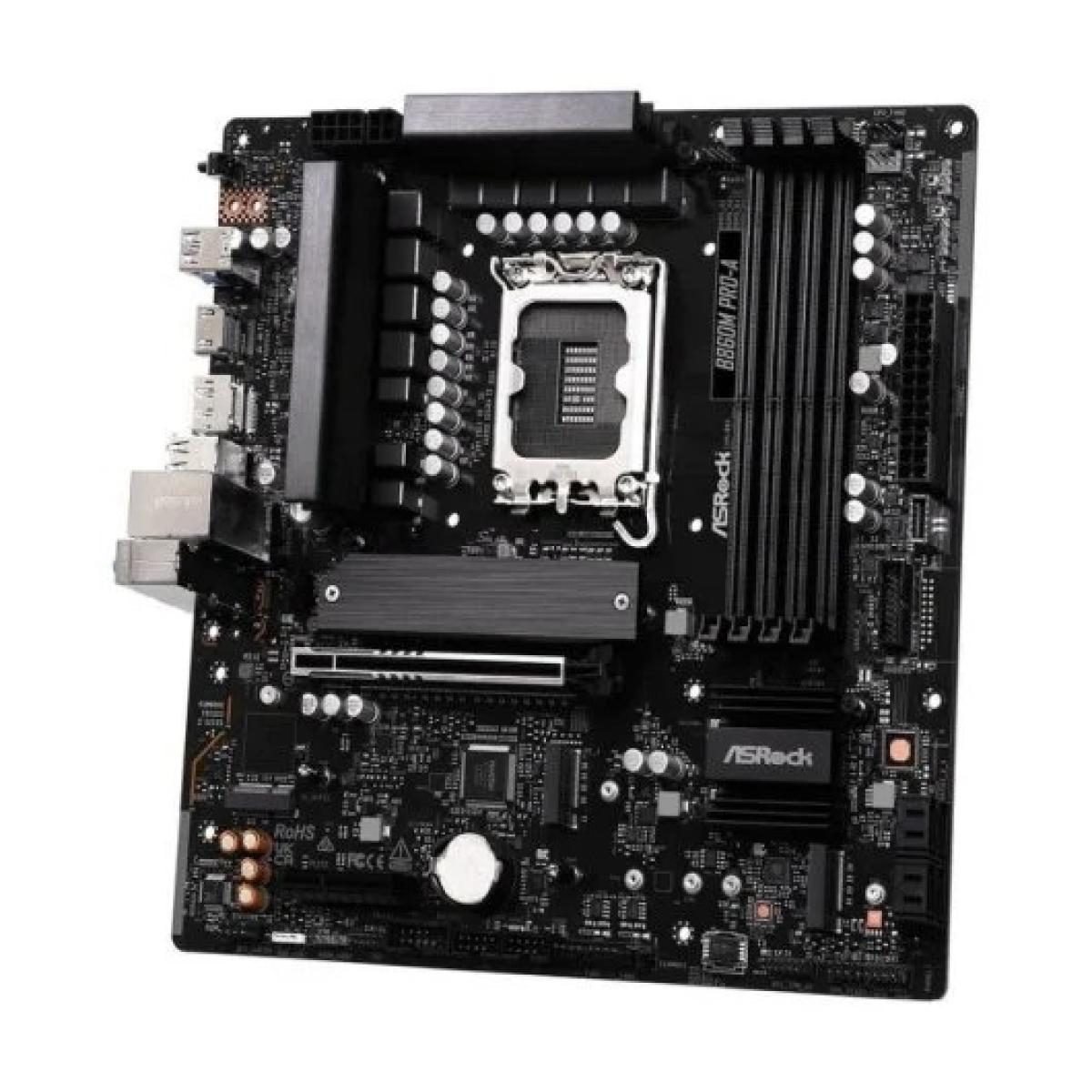 Motherboard B860M DDR5 / 4 ranuras RAM / PCIe 5.0 / 2.5 Gigabit Ethernet