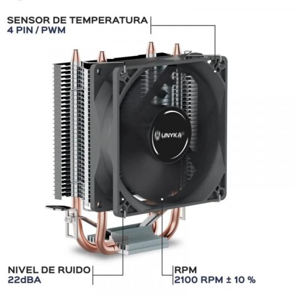 Unykach Unycool H40 120mm Ventilador CPU