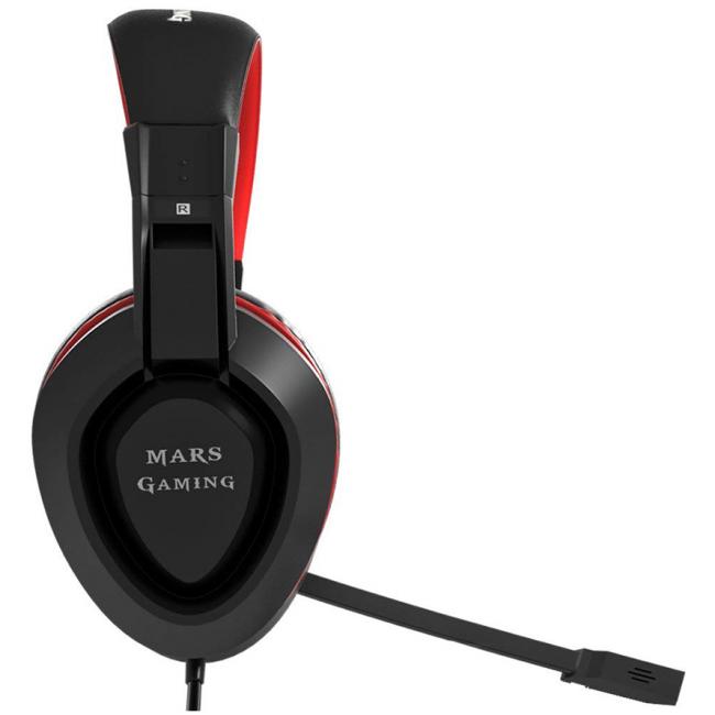 Auriculares Mars Gaming MAH1V2 7.1 Pc/Ps4 Negro/Rojo - 1463