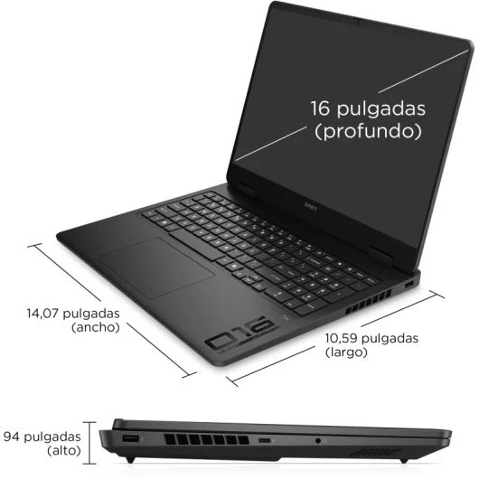 HP OMEN 16" AMD Ryzen AI 7 350 / 32GB DDR5 / 1TB SSD / RTX 5060 / Windows 11 pro - 2479