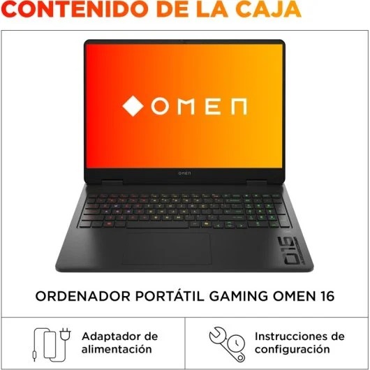HP OMEN 16" AMD Ryzen AI 7 350 / 32GB DDR5 / 1TB SSD / RTX 5060 / Windows 11 pro - 2479