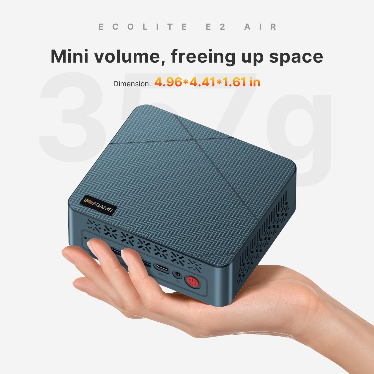 Mini PC Ryzen 5 3501U / 8GB RAM / 256GB SSD / 2X HDMI, Triple Pantalla, WiFi 5, BT 5.0, LAN RJ45, WOL Windows 11 - 2500