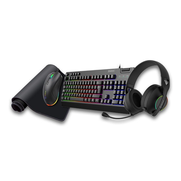 Pack Gaming Economico Monitor Pc Teclado Ratón Cascos Alfombrilla - 2343